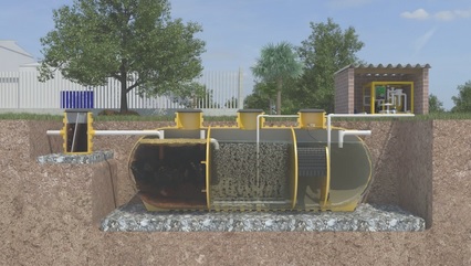 Planta de tratamiento prefabricada